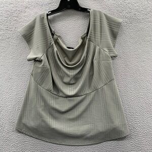 TORRID Blouse Womens Size 4 / 4X Top Short Sleeve Green